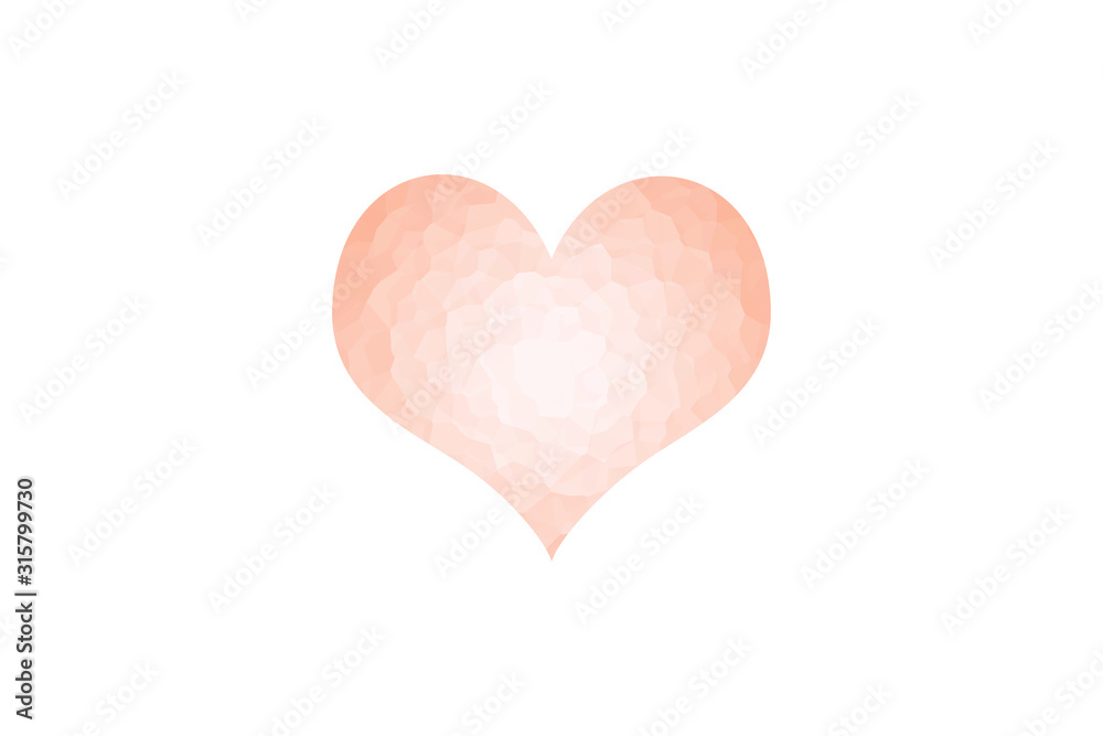 Fototapeta premium Heart of life. 命のハート