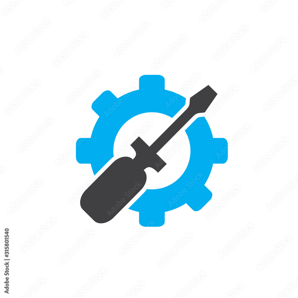 screwdriver icon, screw icon