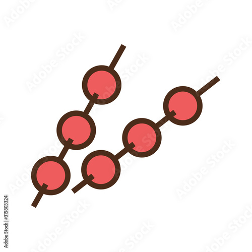 Color icon mitarashi dango