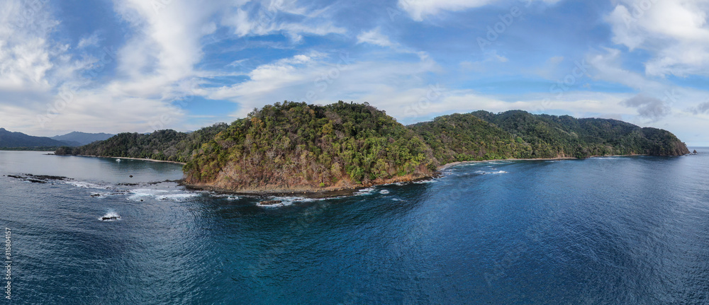 Tambor Bay, Costa Rica- outlier peninsula in the ocean