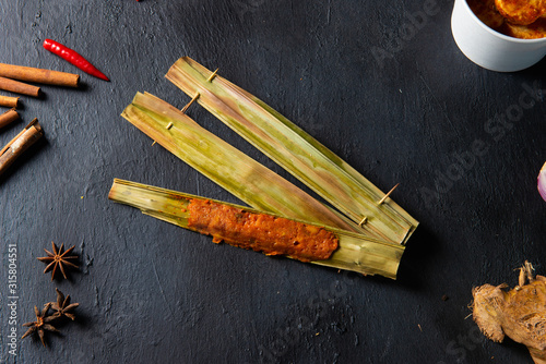 otak otak - famous malaysian food photo