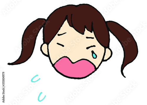 女の子(駄々っ子)