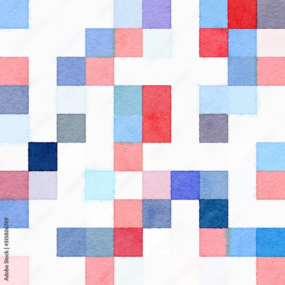 Colorful square pattern with a rough texture background. Background texture wall and have copy space for text. Picture for creative wallpaper or design art work. Colorful square pattern with a rough texture background. Background texture wall and have copy space for text. Picture for creative wallpaper or design art work.