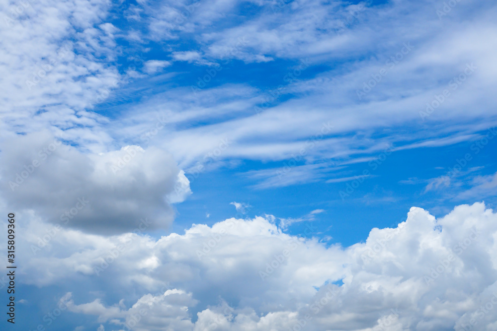 blue sky with white cloud natural background blue sky with white cloud natural background