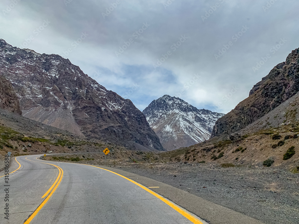 Fototapeta premium Chile - Los Andes - Travel to Portillo full day 