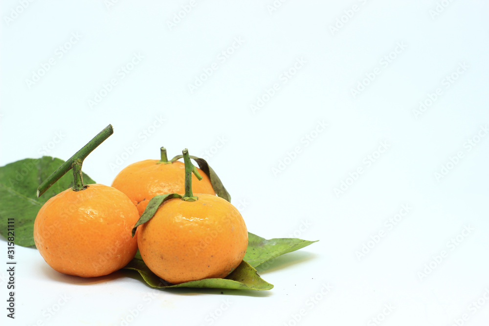 small orange photo with isolated white background