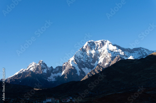 Ausangate mountain in Cusco Peru 