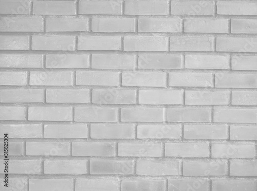 Gray brick wall texture background.