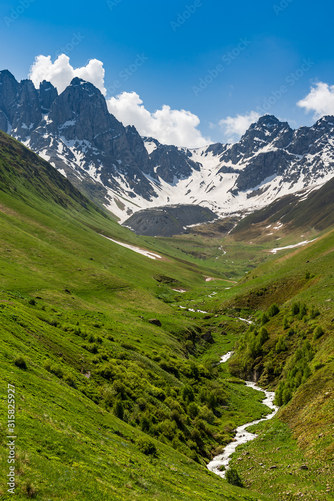 Caucasus Mountain Valley