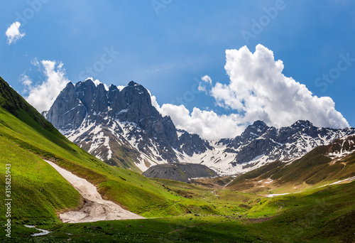 Caucasus Mountain Peaks