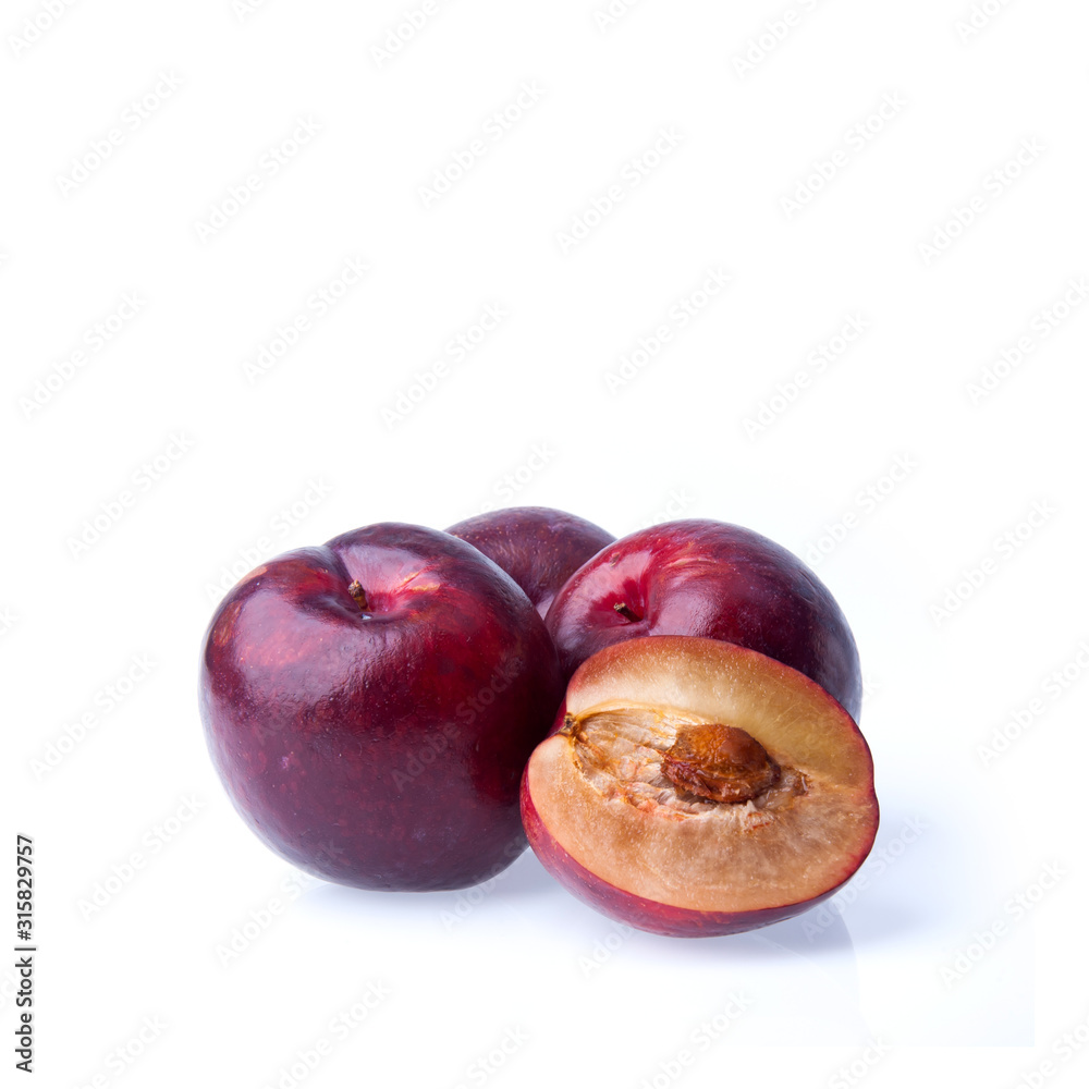 Plum or Sweet Ripe Plum fruit on a background new. Plum or Sweet Ripe Plum fruit on a background new.