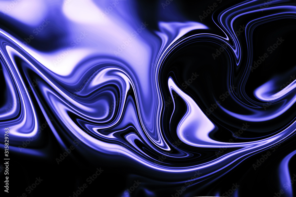 Fototapeta premium Abstract background of colorful liquid liner. Abstract texture of liquid acrylic.