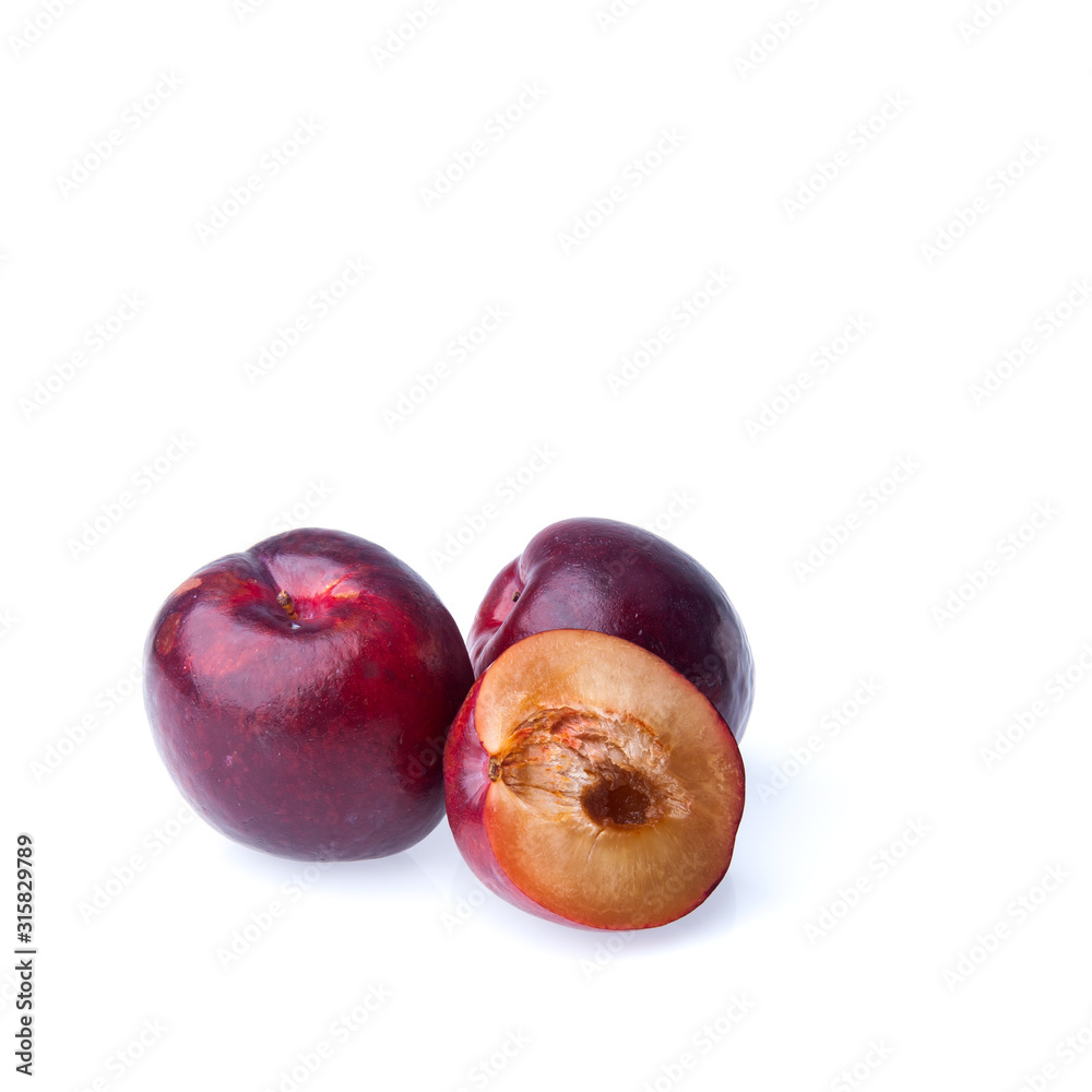 Plum or Sweet Ripe Plum fruit on a background new. Plum or Sweet Ripe Plum fruit on a background new.