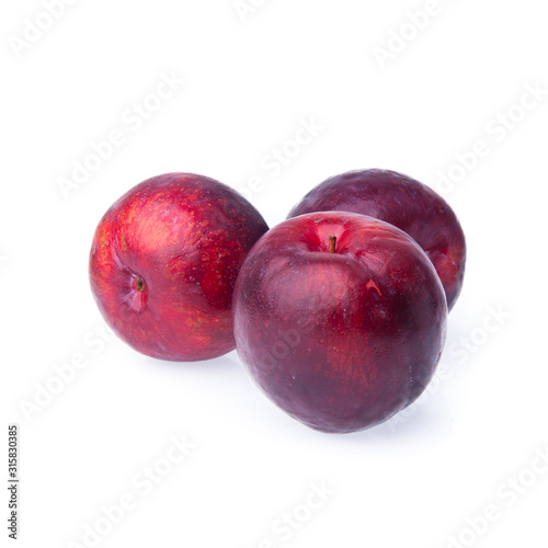 Plum or Sweet Ripe Plum fruit on a background new.