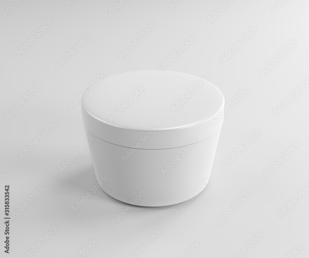Package design cosmetic, cream, ointment products on white background Package design cosmetic, cream, ointment products on white background