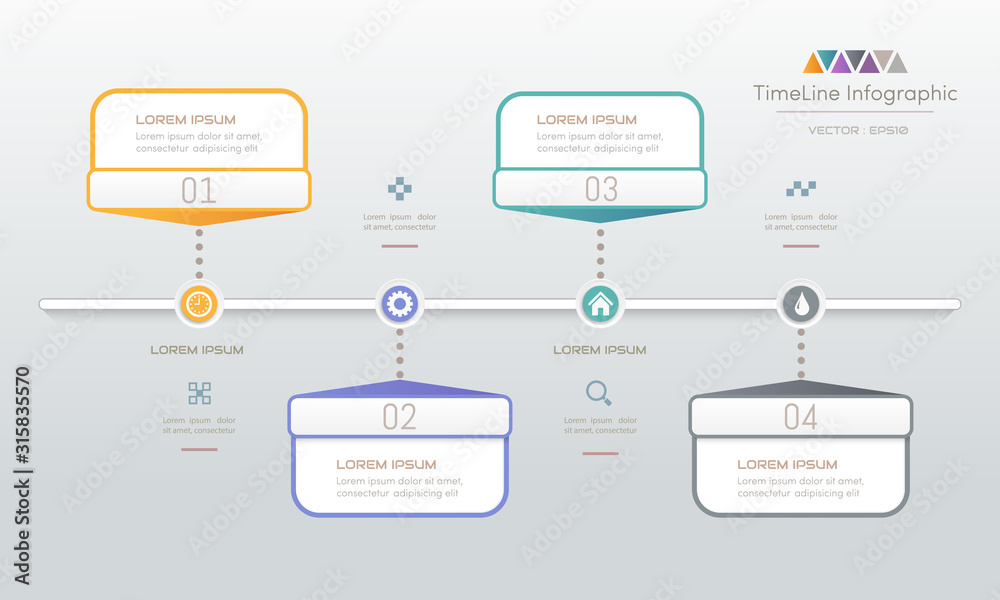 Infographics design template with icons, process diagram, vector eps10 illustration Infographics design template with icons, process diagram, vector eps10 illustration