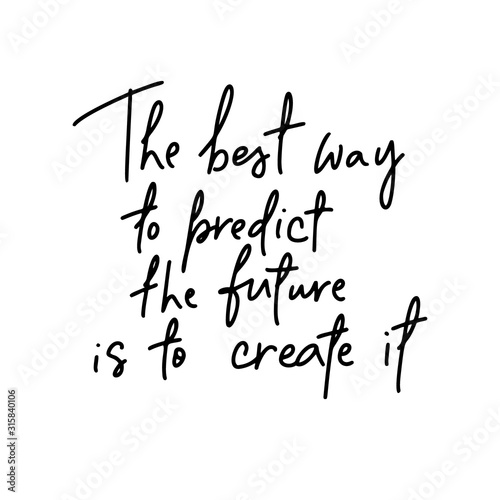 Hand Lettering Inspirational Vector Quote