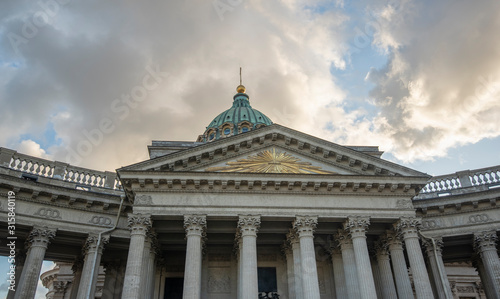 Kazan Cathedral or Kazanskiy Kafedralniy Sobor also known as the Cathedral of Our Lady of Kazan, is a Russian Orthodox Church on the Nevsky Prospekt in Saint Petersburg, Russia. 