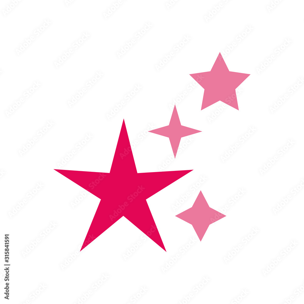 Obraz premium stars premium decoration isolated icon