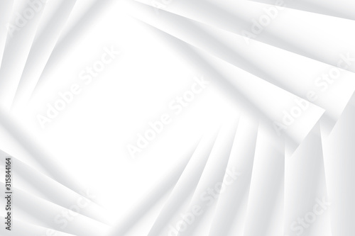 Abstract geometric white and gray color background. Vector, illustration.	