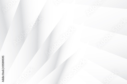Abstract geometric white and gray color background. Vector, illustration.	