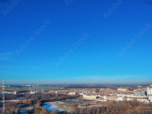 Aerial view of Minsk, Belarus