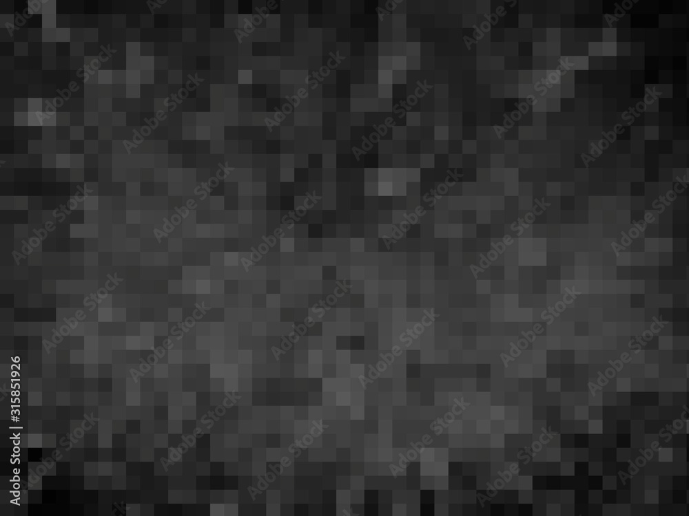 Black and White Polygonal Mosaic for Background