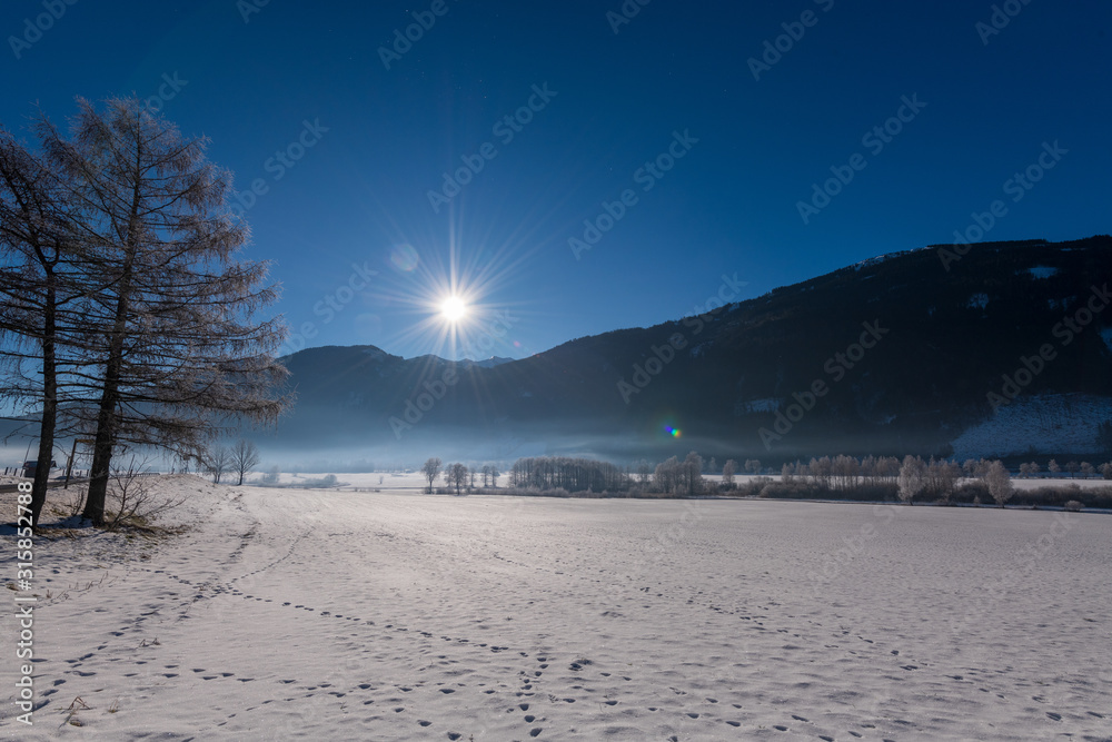 Landschaft im Ennstal an der Salzkammergutlopie, Österreich Landschaft im Ennstal an der Salzkammergutlopie, Österreich
