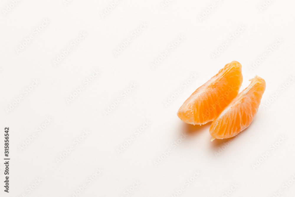 Tangerine orange-skinned sweet fruit of the citrus family. Tangerine orange-skinned sweet fruit of the citrus family.