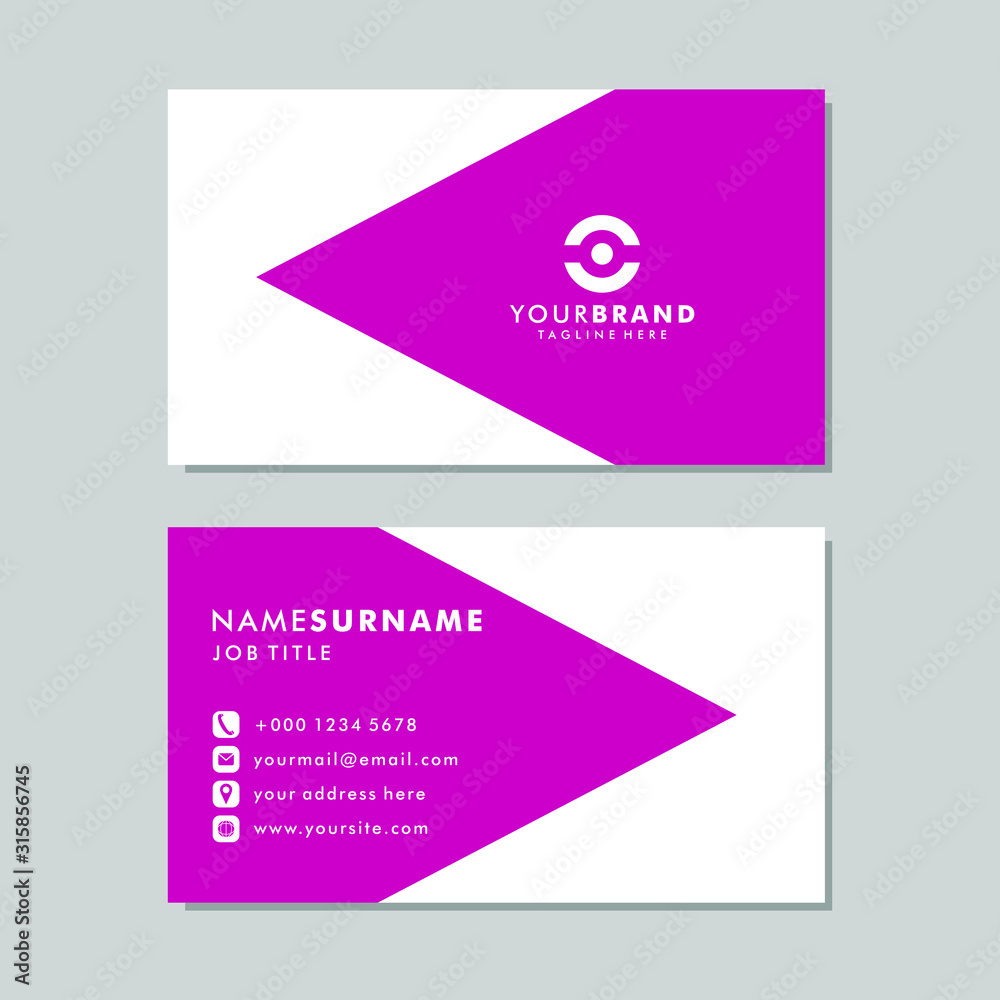Fototapeta premium Business Card Design Template