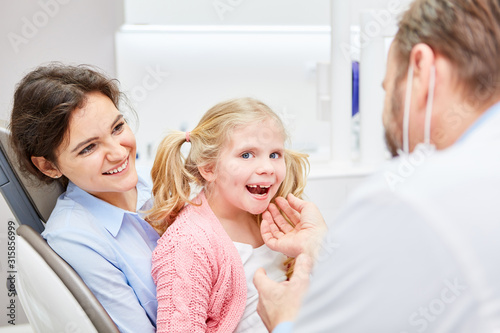 Smiling kid has confidence to the dentist