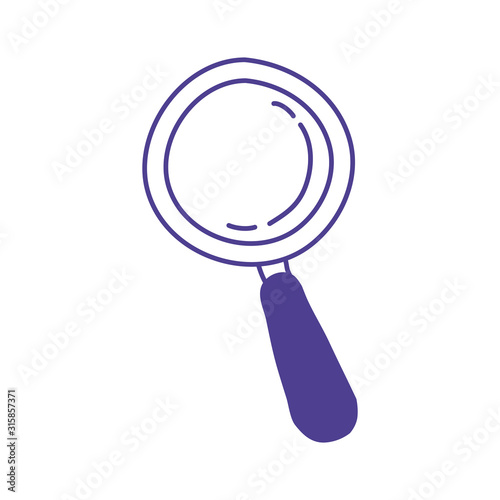 search magnifying glass isolated icon