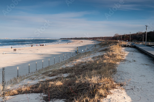 Plaża Świnoujście. Zima