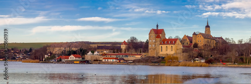 Castle with blue sky in Seeburg Saxony Anhalt photo