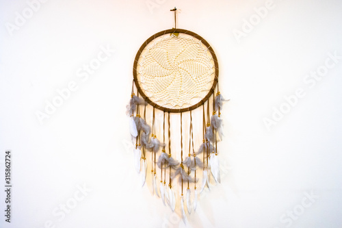 dream catcher on a white background