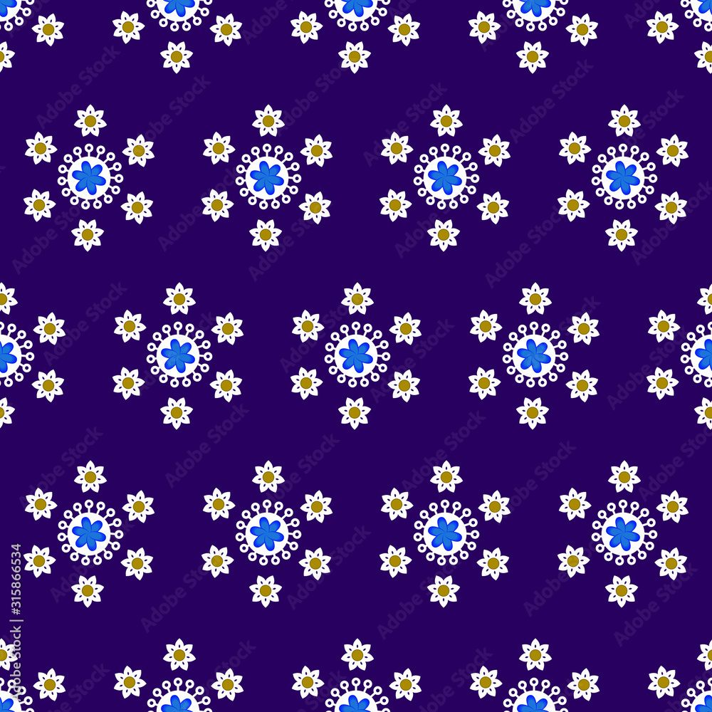 Vector Seamless floral pattern design illustration, Digital textile ornaments. Vector Seamless floral pattern design illustration, Digital textile ornaments.