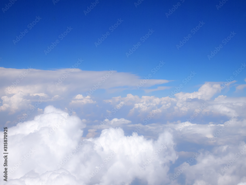 Blue sky Background with natural white clouds. Blue sky Background with natural white clouds.