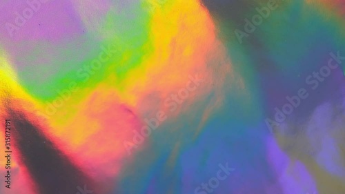 Abstract holographic gradient rainbow animation. Trendy vibrant texture, fashion textile, ambient graphic design