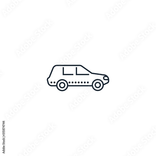 Car creative icon. From Transport icons collection. Isolated Car sign on white background © Gular