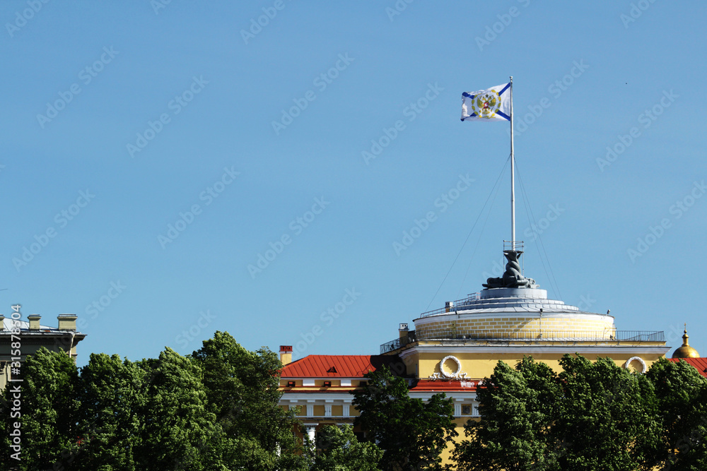 Panorama of Saint Petersburg including Admiralty building Panorama of Saint Petersburg including Admiralty building