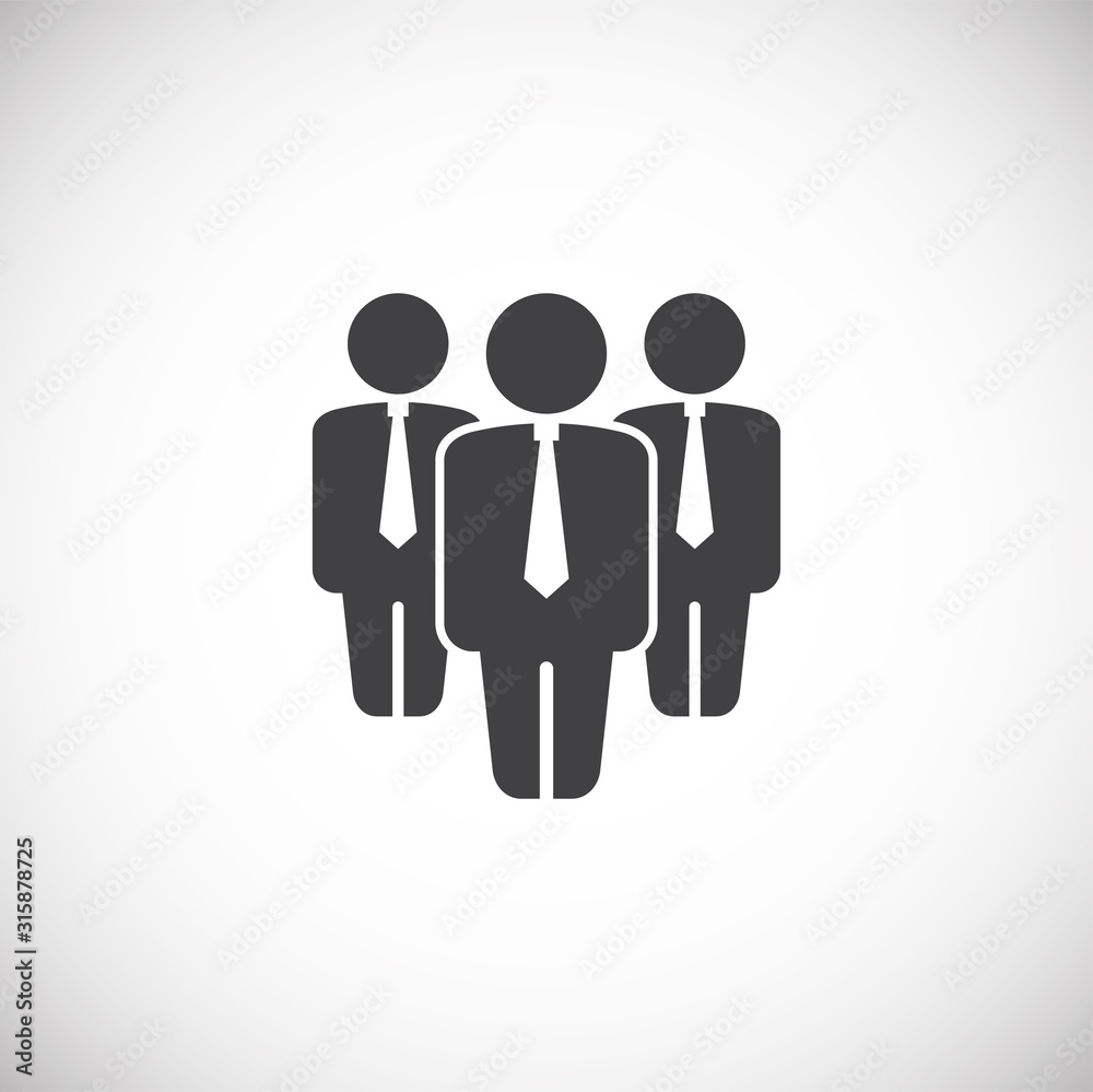 Group of business people related icon on background for graphic and web design. Creative illustration concept symbol for web or mobile app Group of business people related icon on background for graphic and web design. Creative illustration concept symbol for web or mobile app