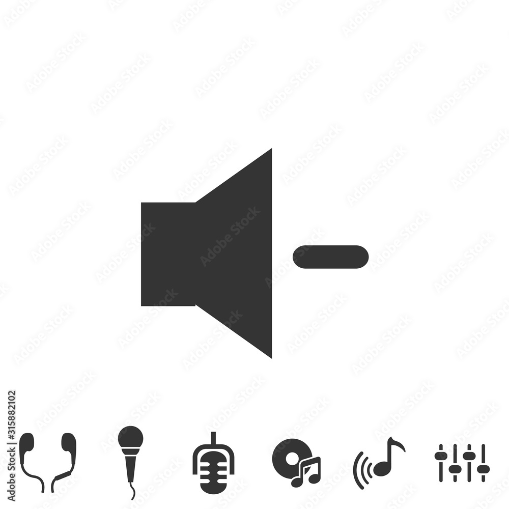 remove volume icon vector illustration for website and graphic design remove volume icon vector illustration for website and graphic design