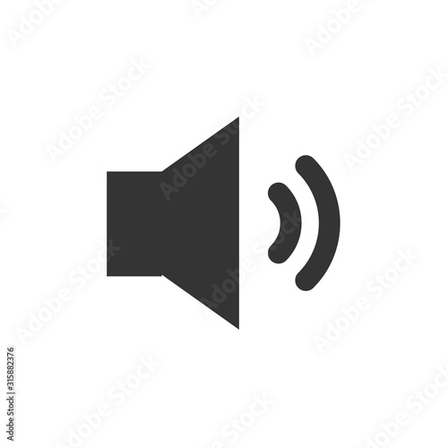 volume icon vector illustration for website and graphic design