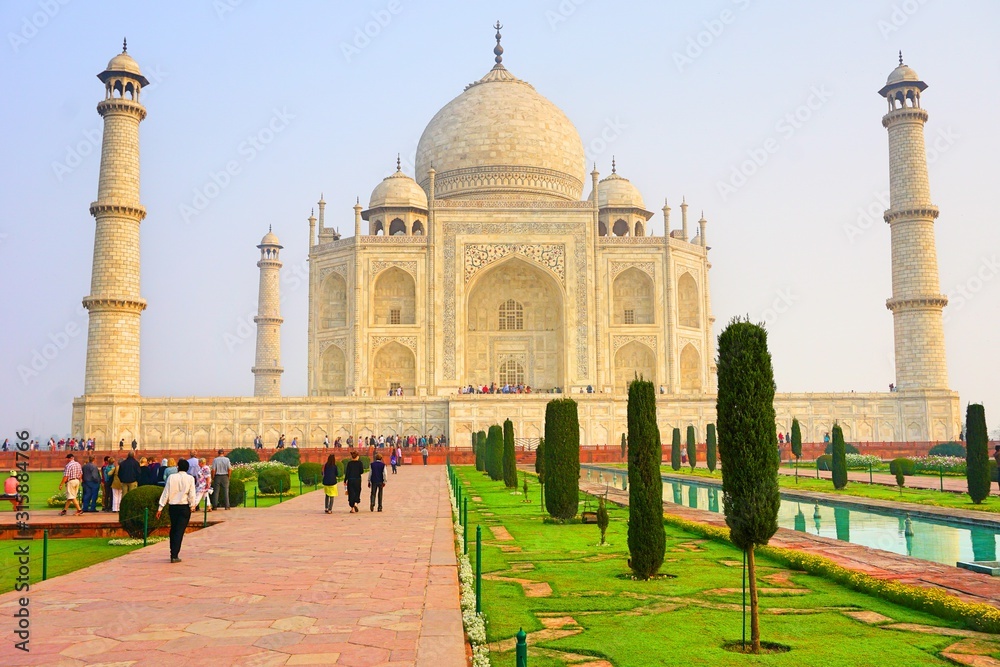 Taj Mahal Front- Agra, India