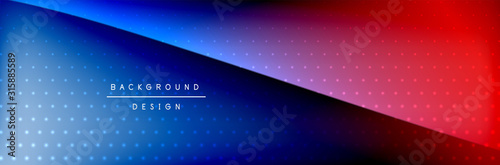 Flowing waves with 3d shadow effects and fluid gradients. Dynamic trendy abstract background. Vector Illustration