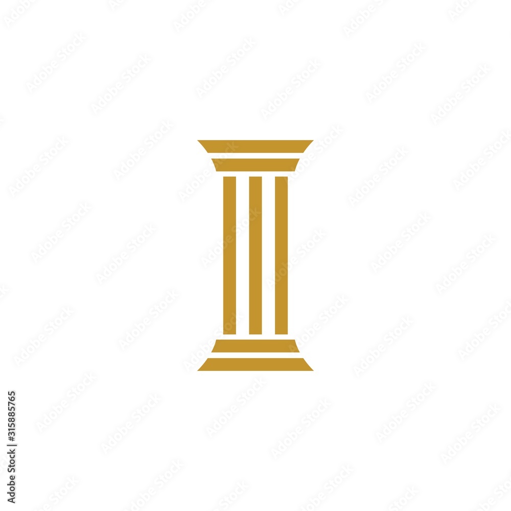 Pillar Logo Template. Column Vector illustration Pillar Logo Template. Column Vector illustration