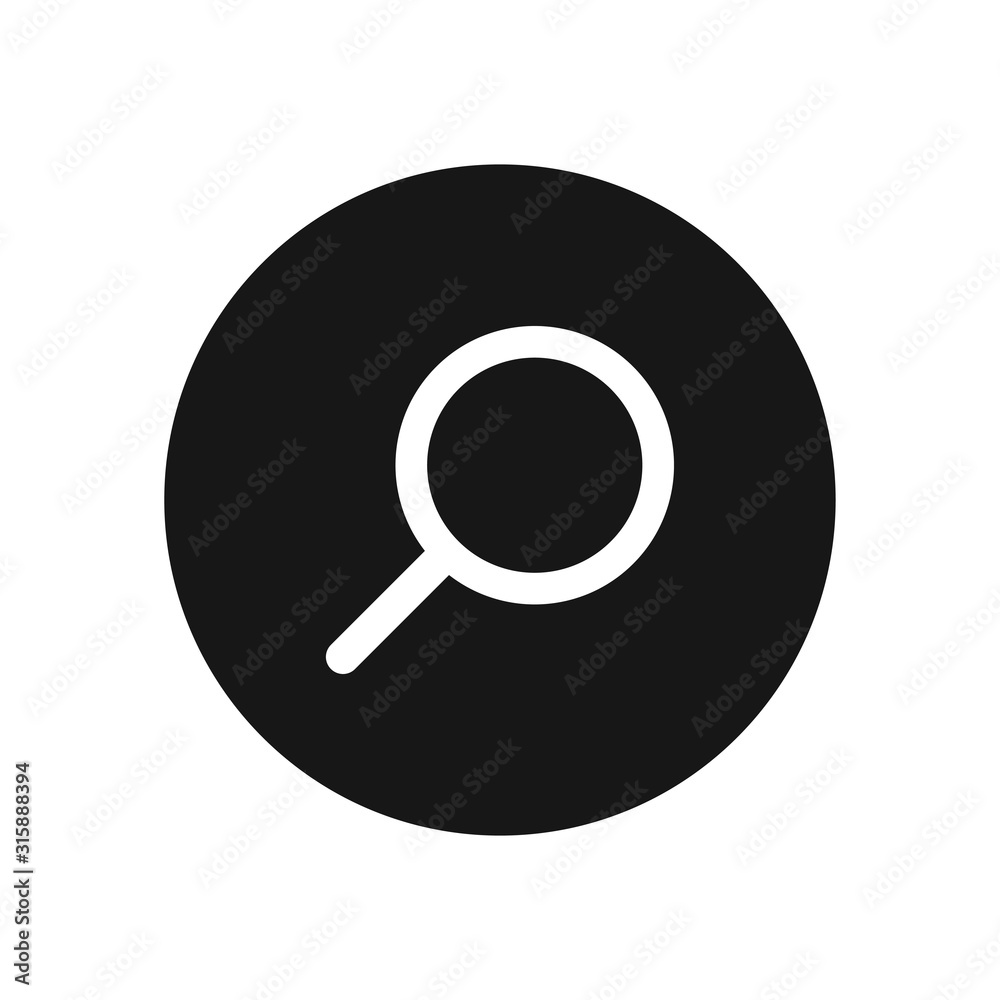 Search vector icon, simple sign for web site and mobile app.