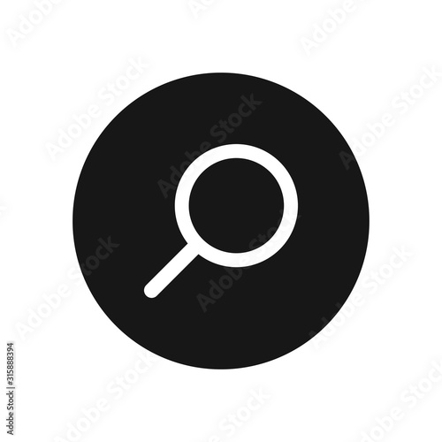 Search vector icon, simple sign for web site and mobile app.