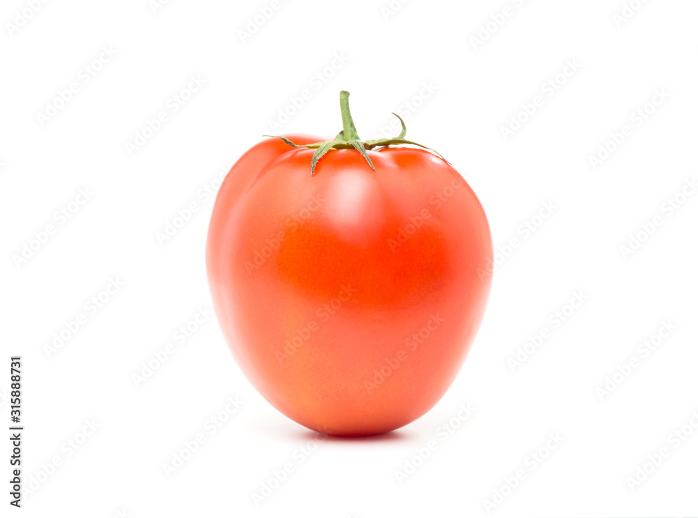 Fresh red tomato isolated on white background Fresh red tomato isolated on white background