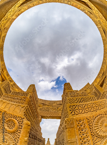 Chukhandi Old graveyard Karachi, Pakistan built between the 15 to 18 centuries A.D